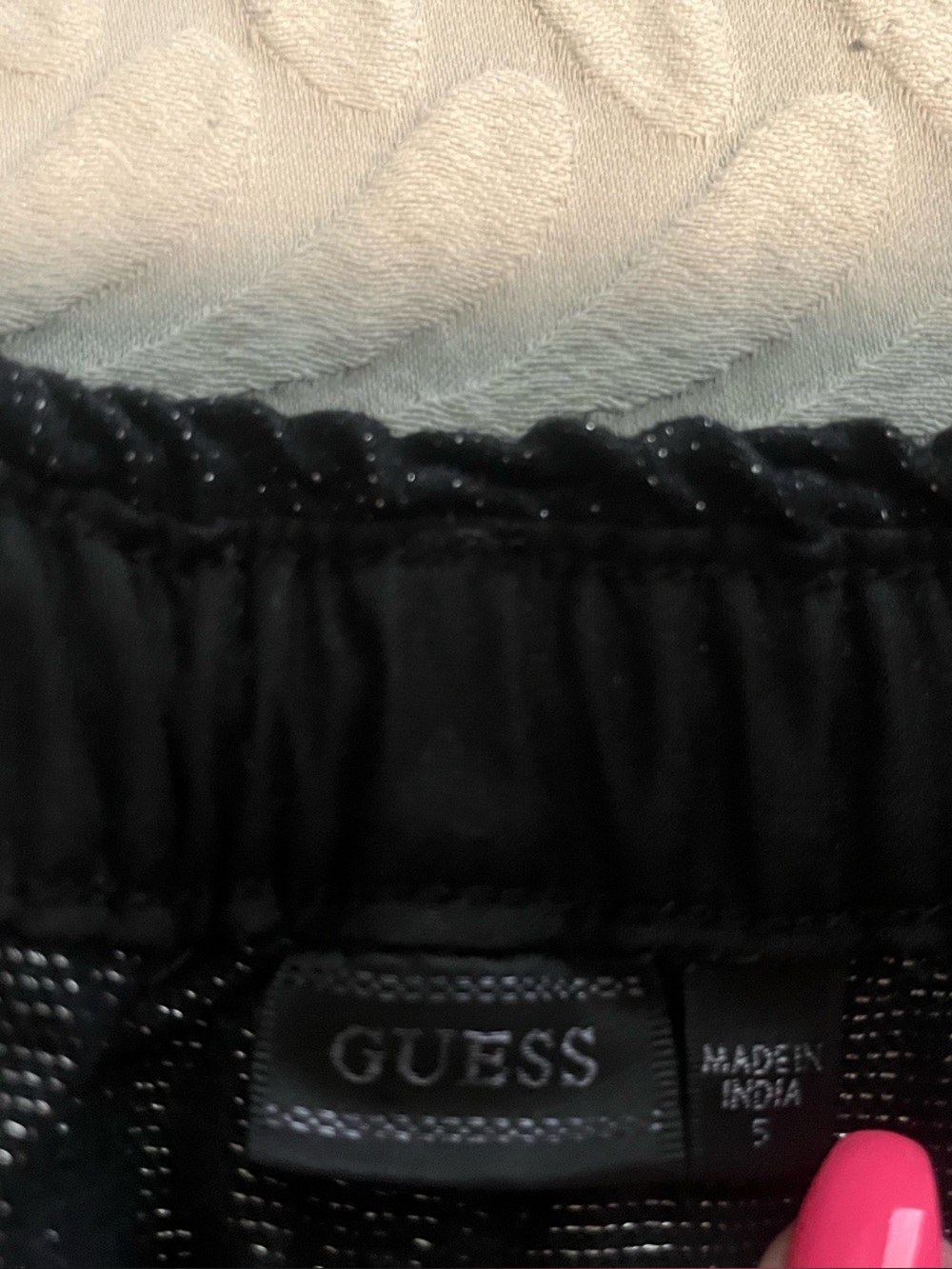 GUESS sparkly girls Black Jean pants